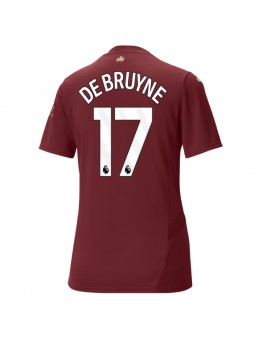 Manchester City Kevin De Bruyne #17 Ausweichtrikot für Frauen 2024-25 Kurzarm